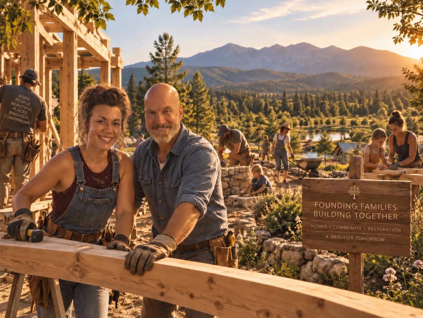 Founding families working together on the land at Still Waters
